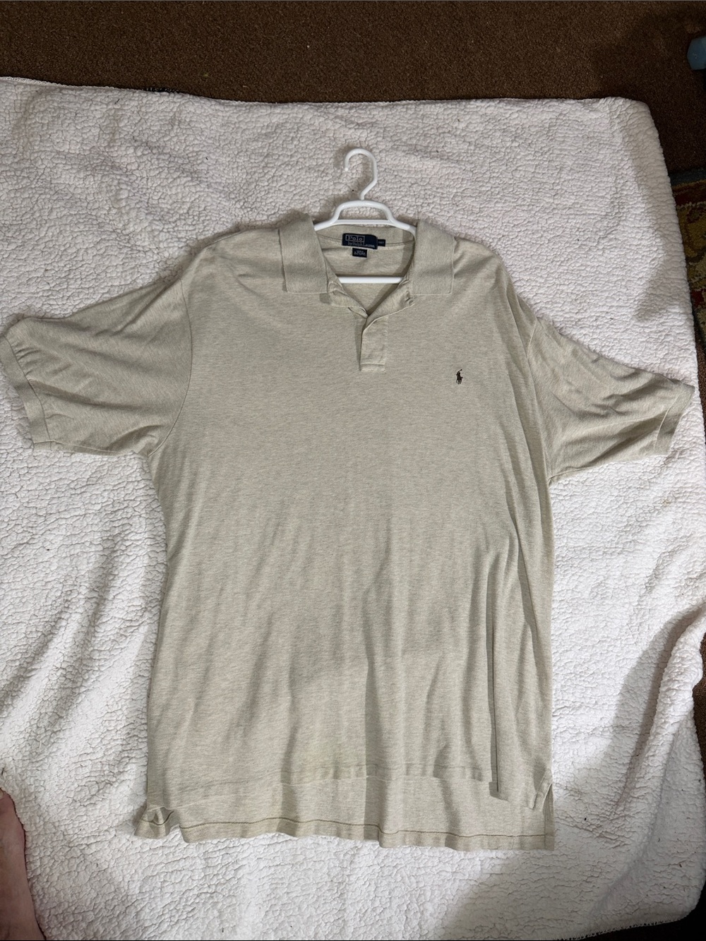 Polo by Ralph Lauren Men's Light Beige Polo Shirt
